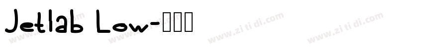 Jetlab Low字体转换
